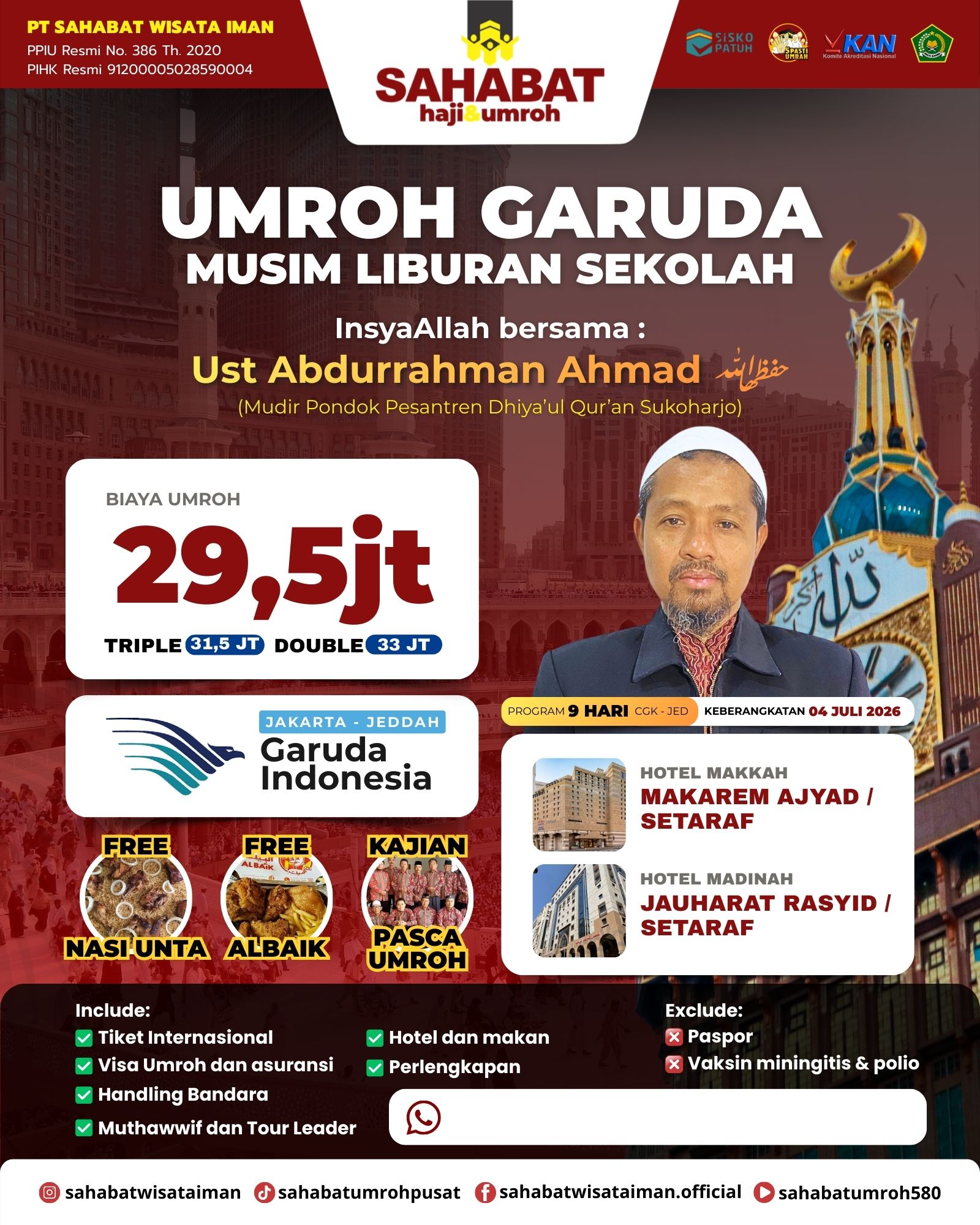 KLOTER 04 JULI 2026 BY GARUDA INDONESIA