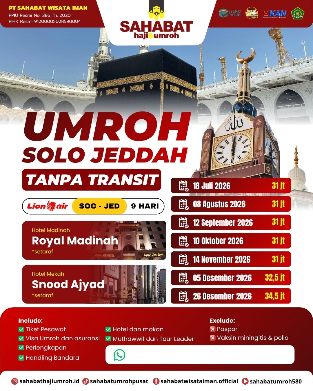 SOLO JEDDAH 26 DESEMBER