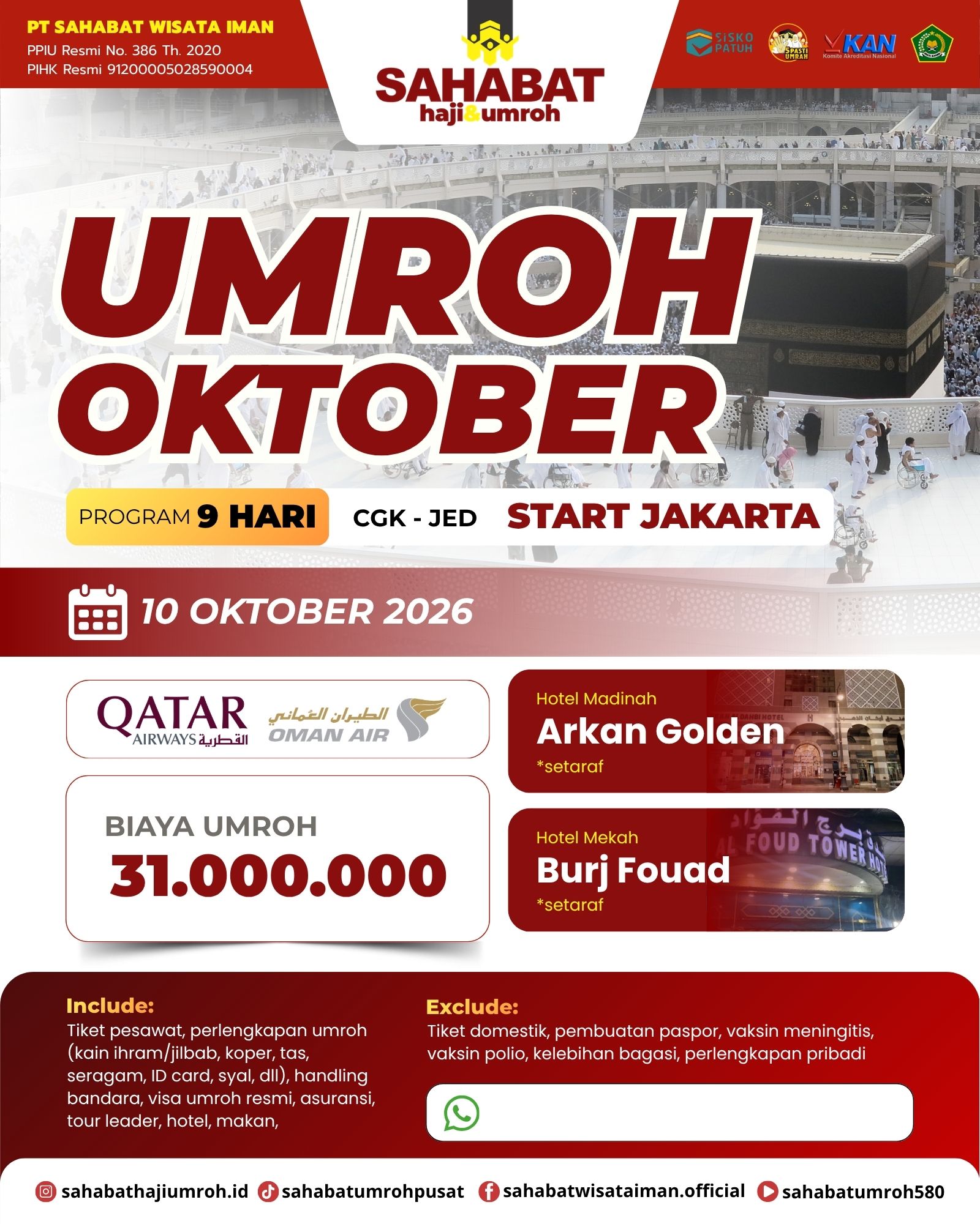 UMROH OKTOBER