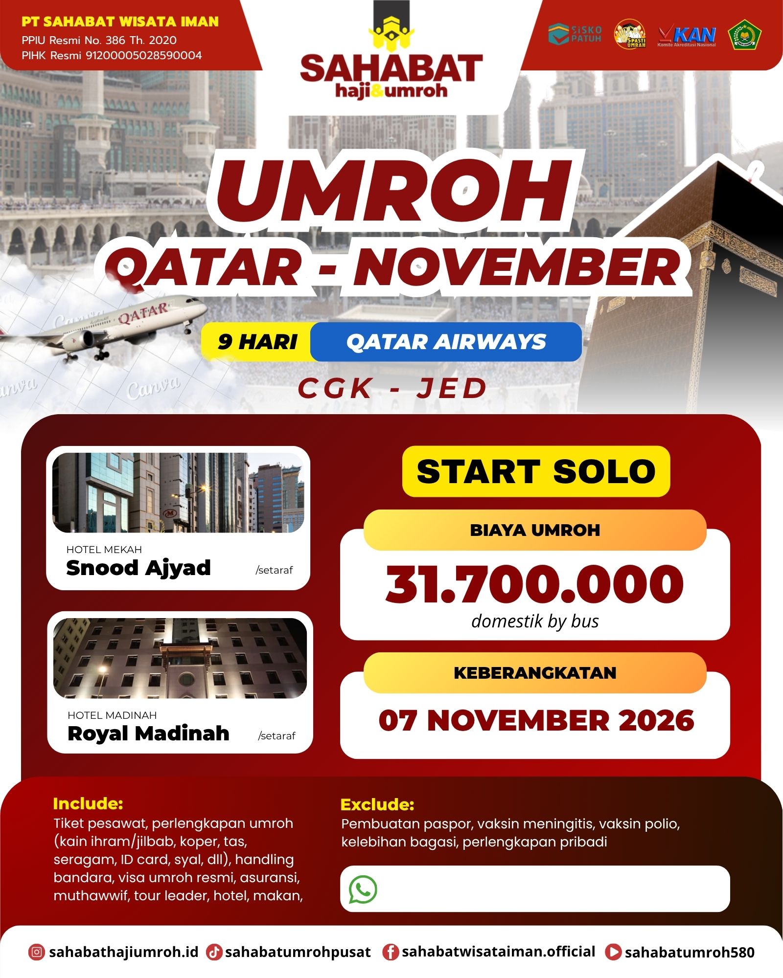 UMROH QATAR NOVEMBER