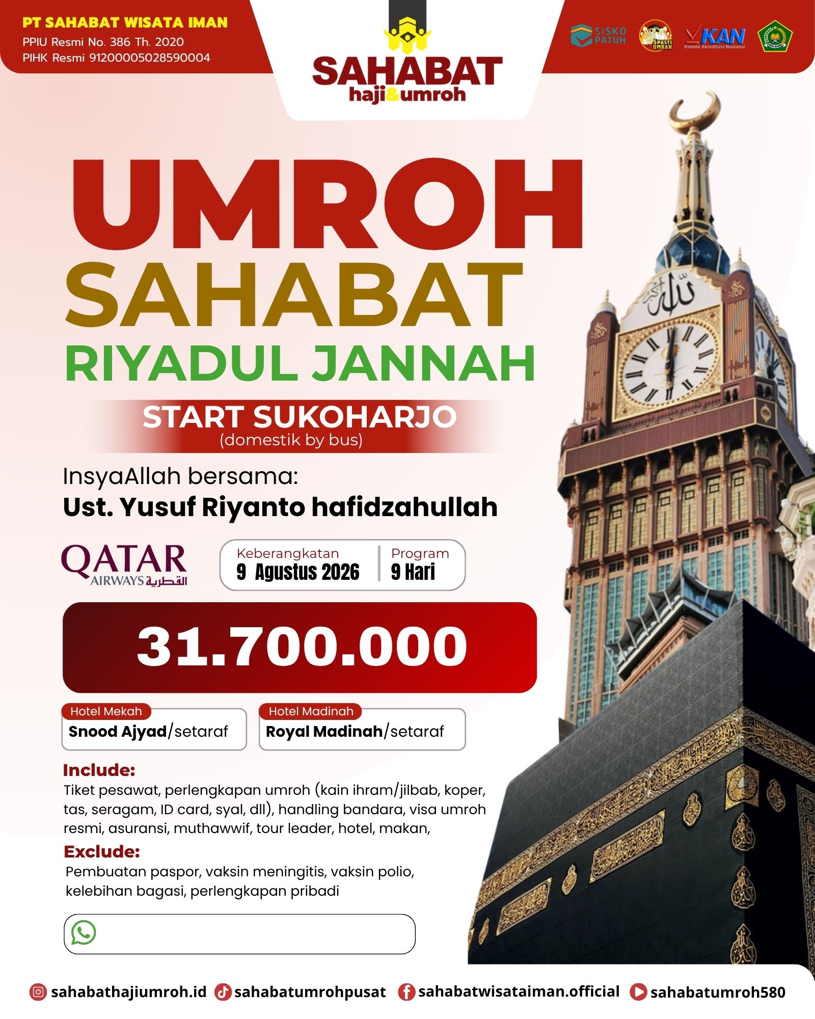 UMROH SAHABAT RIYADHUL JANNAH