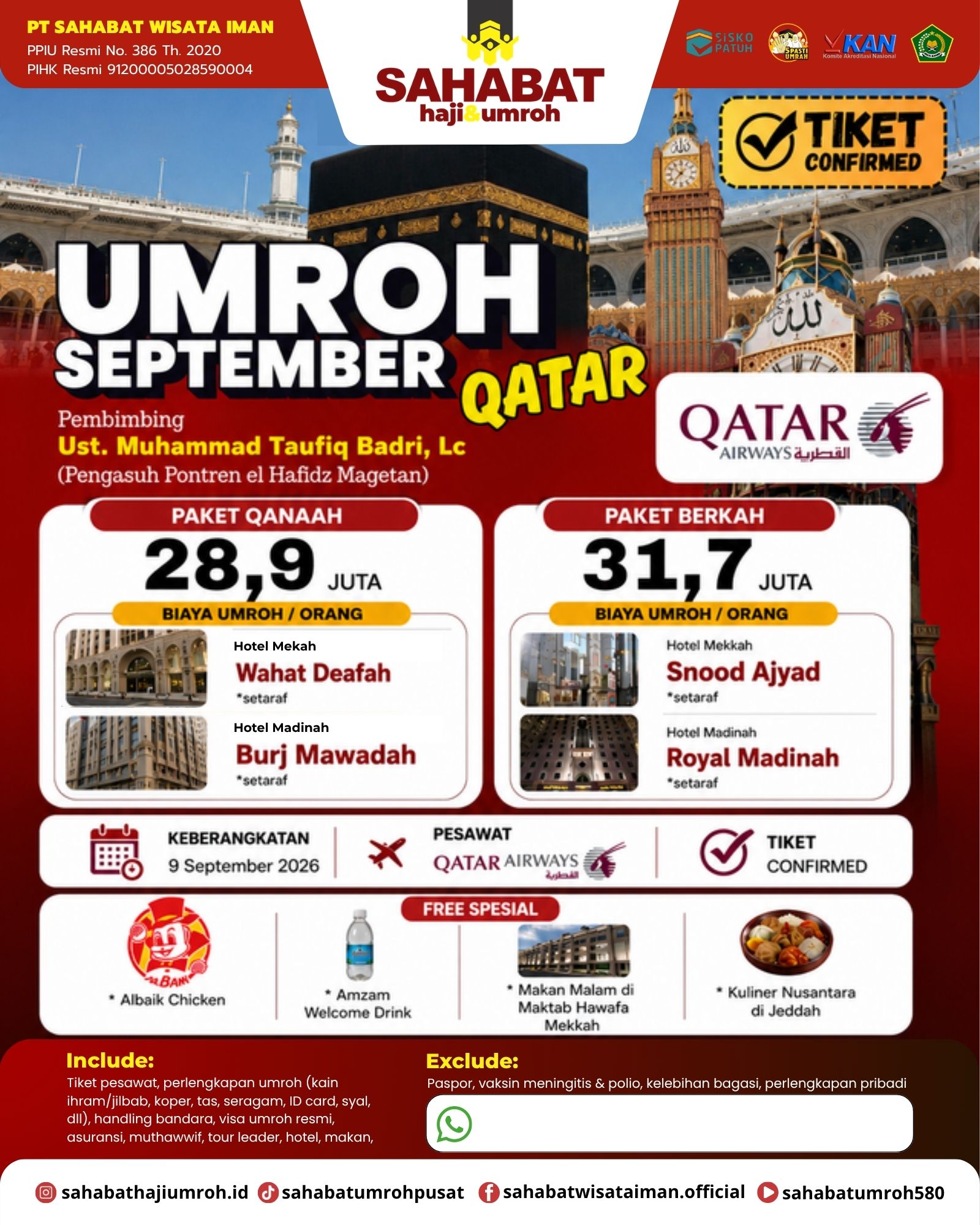 UMROH 9 SEPTEMBER